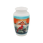 Red Cardinal Urn