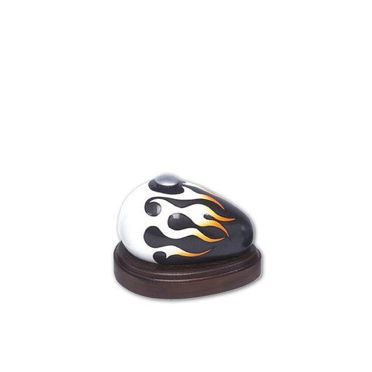 Born To Ride Charcoal withe White flames