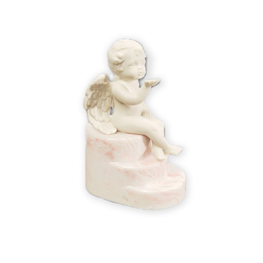 The Cherub Infant Urn - Rose