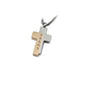 Two Tone Cross - Memorial Jewelry