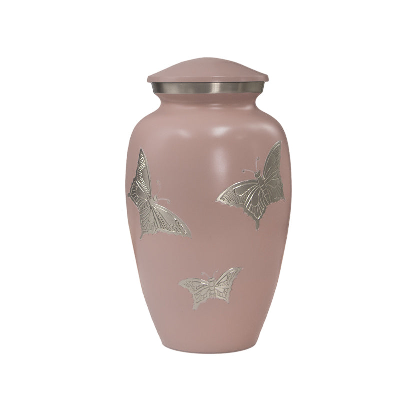 Butterflies in flight - Pink