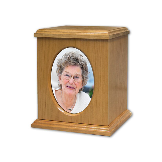 Natural Cherry Photo urn